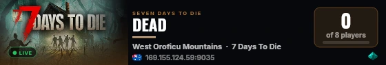 DEAD live status badge