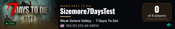 Sizemore7DaysTest live status badge