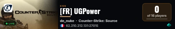 [FR] UGPower live status badge
