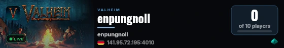 enpungnoll live status badge