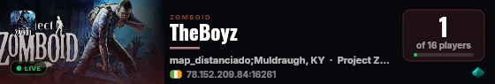 TheBoyz live status badge