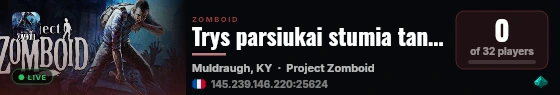 Trys parsiukai stumia tanka live status badge