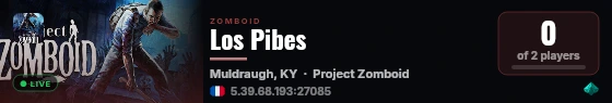 Los Pibes live status badge