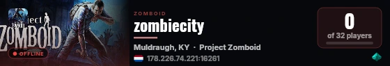 zombiecity live status badge
