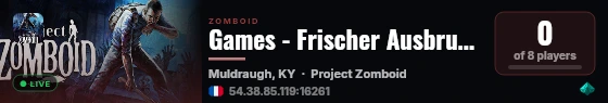 Games - Frischer Ausbruch live status badge