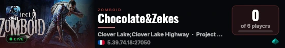 Chocolate&Zekes live status badge