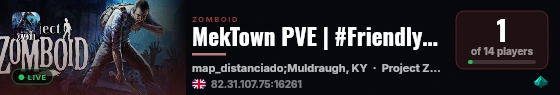 MekTown PVE | #Friendlysettings #co-op live status badge