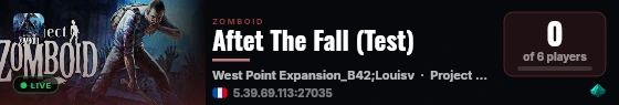 Aftet The Fall (Test) live status badge