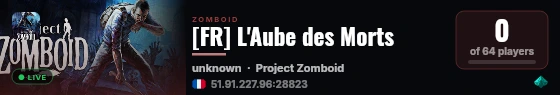 [FR] L'Aube des Morts live status badge