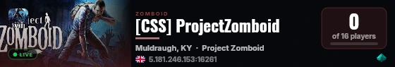 [CSS] ProjectZomboid live status badge