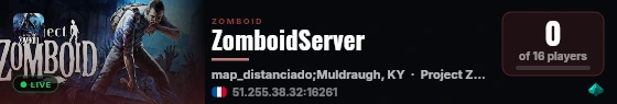 ZomboidServer live status badge
