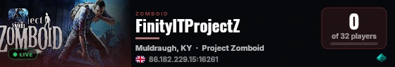 FinityITProjectZ live status badge