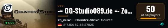 -= GG-Studio089.de =- Zombie|UAmmo|!Shop|H.E.V.|Laser|SentryGun live status badge