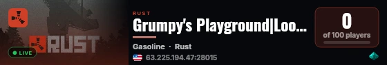 Grumpy's Playground|Loot++|Shop|Kits|... live status badge