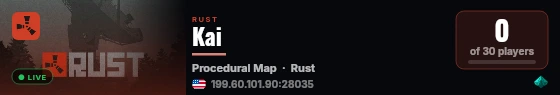 Kai live status badge