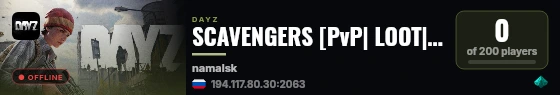 SCAVENGERS [PvP| LOOT| SURVIVAL| ] live status badge