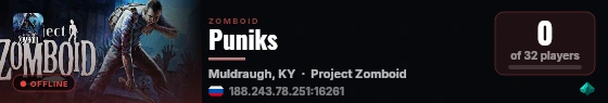 Puniks live status badge