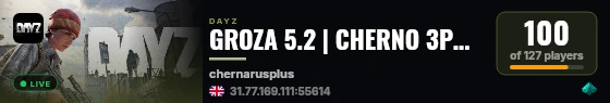 GROZA 5.2 | CHERNO 3PP |  Solo Duo Trio | RU | PVP live status badge