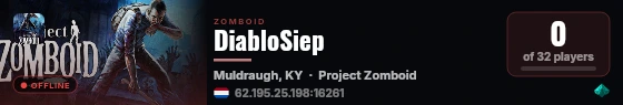 DiabloSiep live status badge