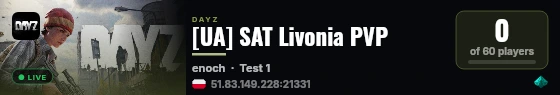 [UA] SAT Livonia PVP live status badge