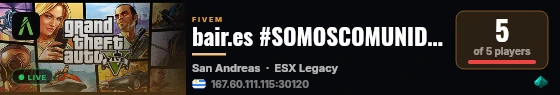 bair.es #SOMOSCOMUNIDAD live status badge