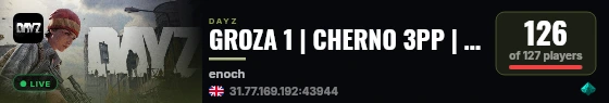 GROZA 1 | CHERNO 3PP |  VANILLA++ | RU | PVP | WIPE 20.06 live status badge