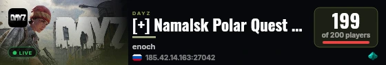 [+] Namalsk Polar Quest - PVP / Solo #3 live status badge
