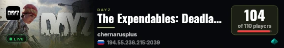 The Expendables: Deadlands #TeamPlay #Guns #Chaos live status badge