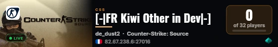 [-|FR Kiwi Other in Dev|-] live status badge