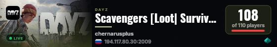 Scavengers [Loot| Survival| LOOT| | ] live status badge