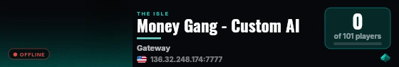 Money Gang - Custom AI live status badge