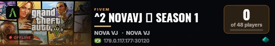 ^2 NOVAVJ ≫ SEASON 1 live status badge