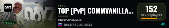 TOP [PvP| COMMVANILLA| BANDITRY| REJECTION] live status badge