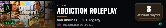ADDICTION ROLEPLAY live status badge