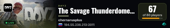 The Savage Thunderdome |PVP|EXILE|3PP|GUN+| live status badge