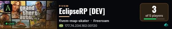 EclipseRP [DEV] live status badge