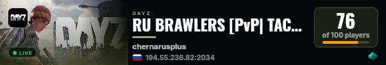 RU BRAWLERS [PvP| TACTICAL| LOOT| ] live status badge
