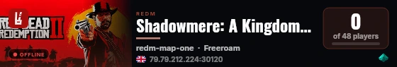 Shadowmere: A Kingdom of Lies live status badge