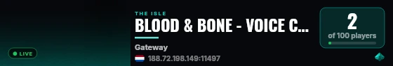 BLOOD & BONE - VOICE CHAT - STORAGE live status badge
