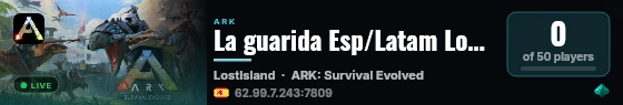 La guarida Esp/Latam Lost Island ( cluster x7 ) - (v358.24) live status badge