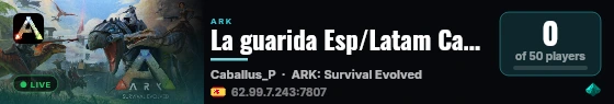 La guarida Esp/Latam Caballus ( cluster x7 ) - (v358.24) live status badge