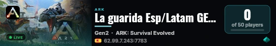 La guarida Esp/Latam GEN 2 ( cluster x7 ) - (v358.24) live status badge