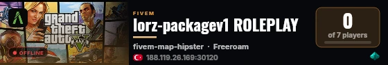 lorz-packagev1 ROLEPLAY live status badge