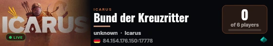Bund der Kreuzritter live status badge
