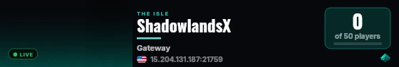 ShadowlandsX live status badge
