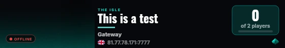This is a test live status badge