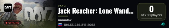 Jack Reacher: Lone Wanderer #Solo #Justice #Survivor live status badge