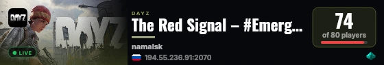 The Red Signal – #EmergencyEvent #PvP live status badge