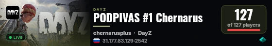 PODPIVAS #1 Chernarus live status badge