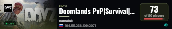 Doomlands PvP|Survival|Infected live status badge